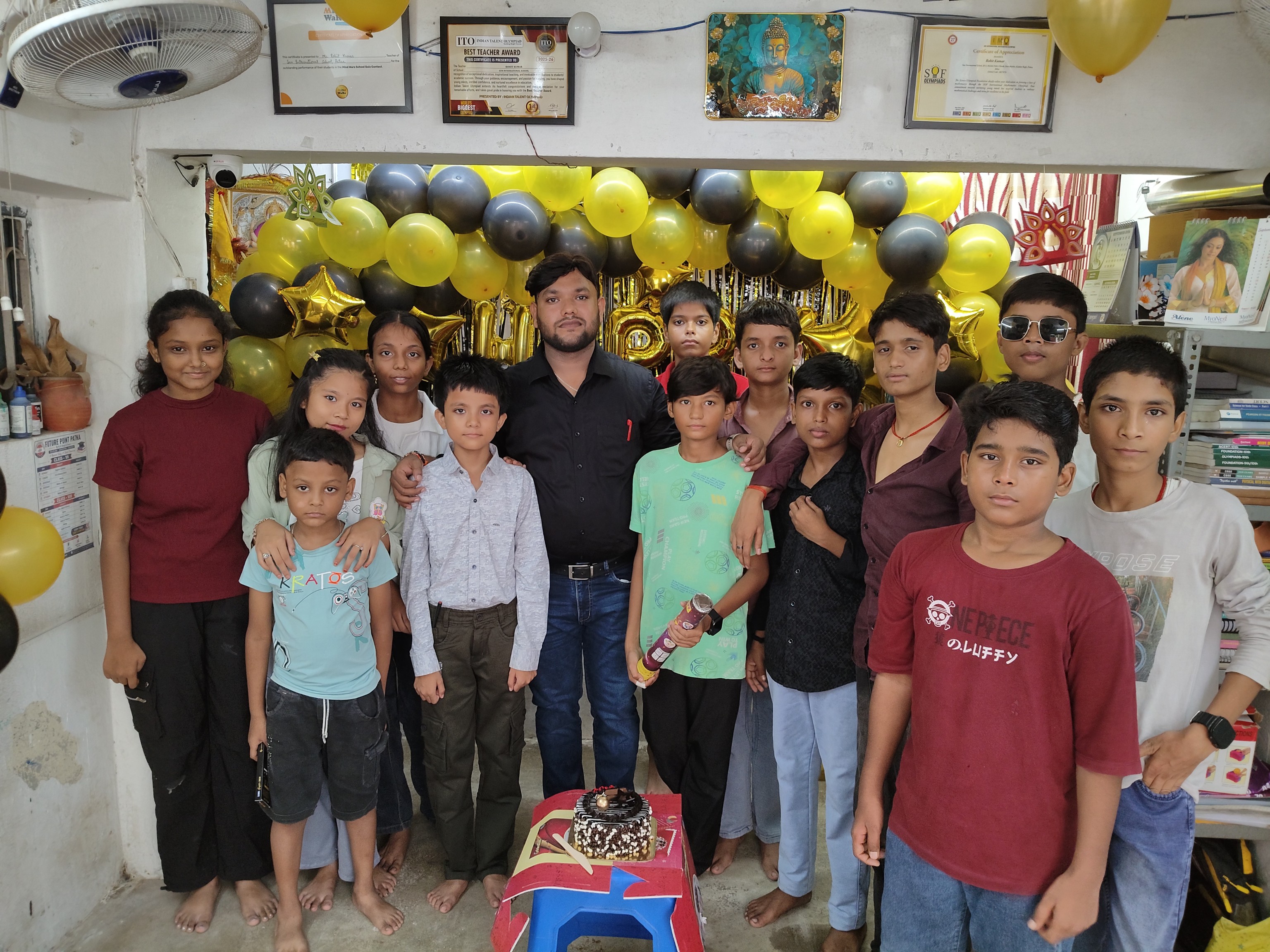 Teachers day celebration at Coaching