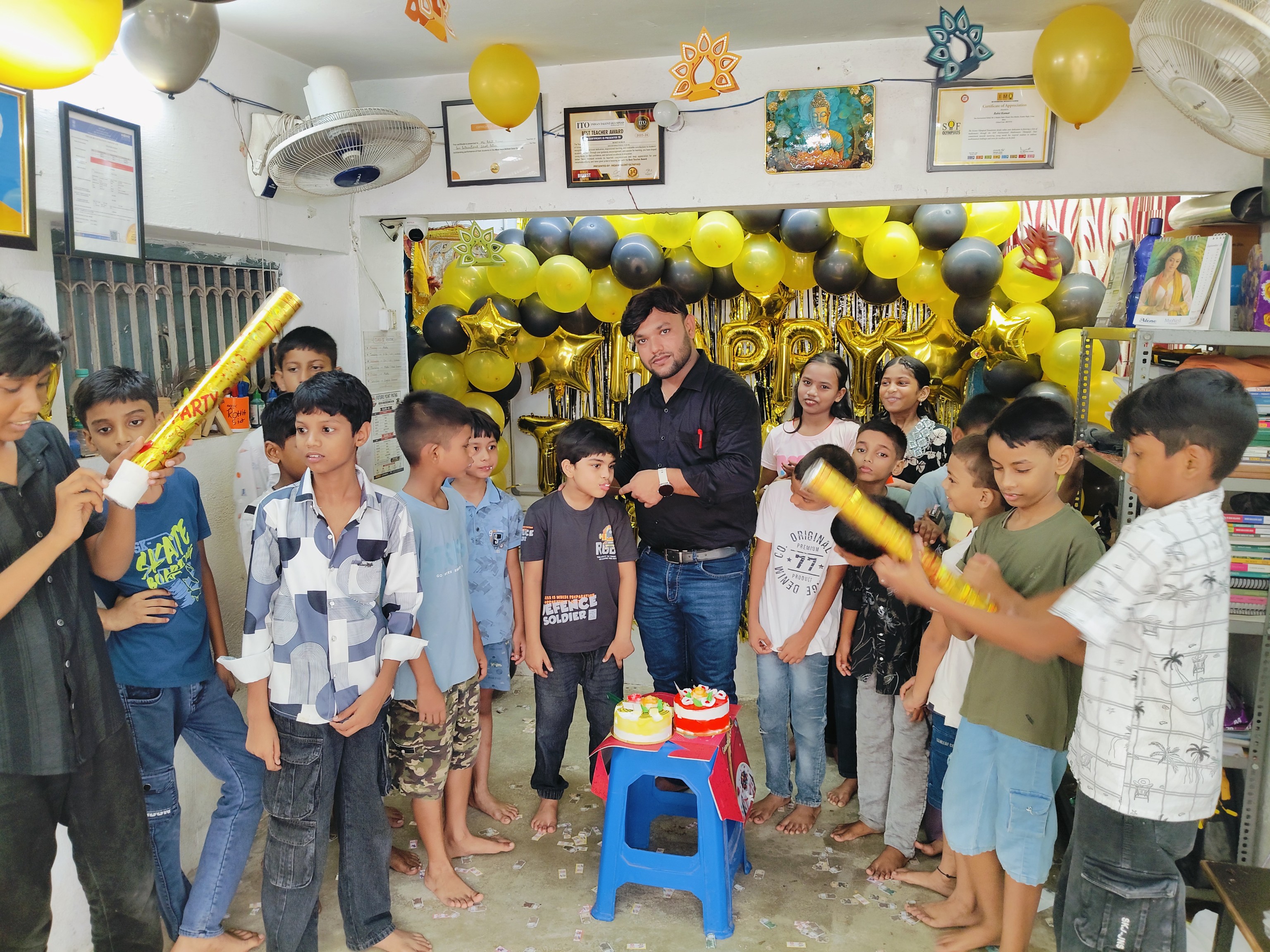 Teachers day celebration at Coaching